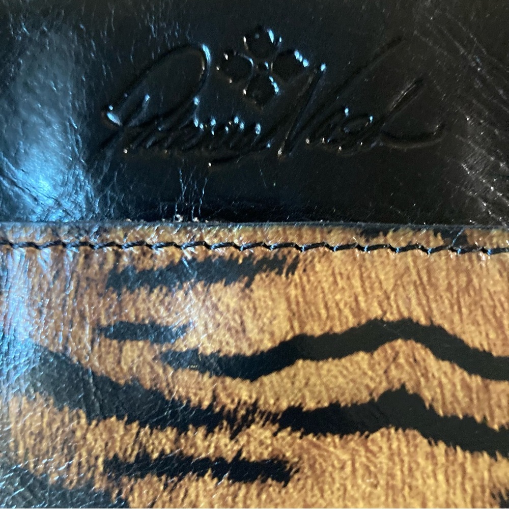 Patricia Nash animal print Crossbody handbag - Picture 3 of 5